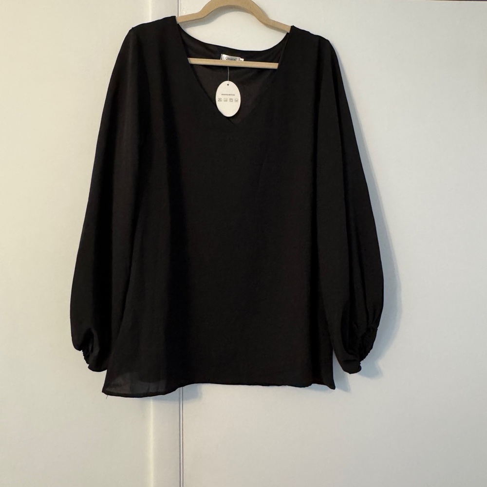 Elegant Black Women's Top
